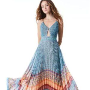 NWT Alice and Olivia Sunshower Stripe Dress!! SIZE 8